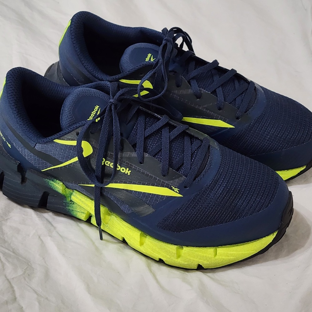 Reebok Floatzig Work Comp Toe Blue/Lime Mens Size… - image 1